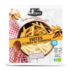 Frites à l'huile de tournesol 600g