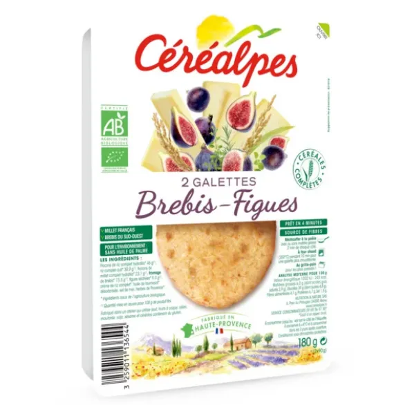 Galette fromage brebis & figues 2x90g