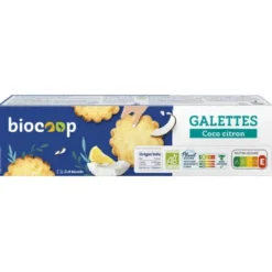 Galette noix de coco citron 110g