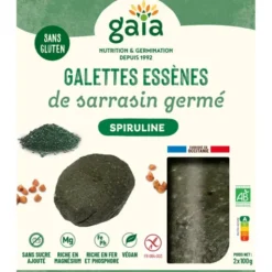 Galette sarrasin spiruline 2x100g