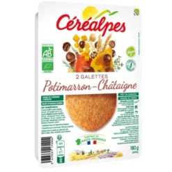 Galettes potimarron châtaigne 2x90g