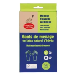 Gants ménage latex medium 1 paire