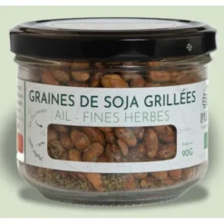 Graines de soja grillées ail & fines herbes 90g