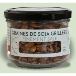 Graines de soja grillées finement salé 90g
