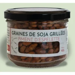 Graines de soja grillées piment d'Espelette 90g