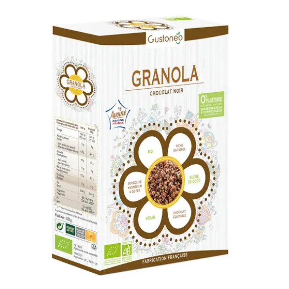Granola chocolat noir 325g