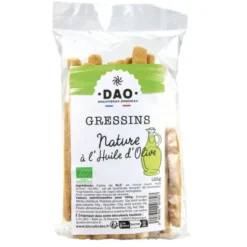 Gressin nature à l'huile d'olive 125g