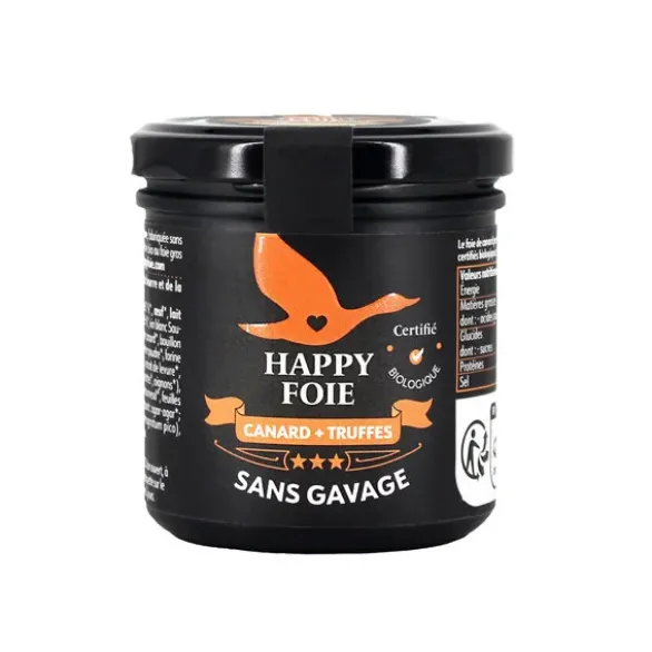 Happy foie canard sans gavage truffe 130g
