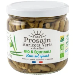 Haricots verts extra-fins sans sel 195g net égoutté