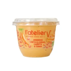 Houmous de lentille corail & carotte