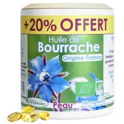 Huile bourrache capsule (180) 140g