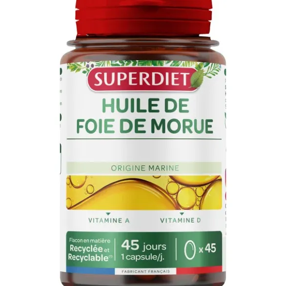 Huile de foie de morue capsule (45) 28,1g