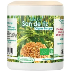 Huile de son de riz capsule (60) 46.68g
