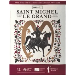 IGP Pays d'Oc Merlot Veredus rouge 3L