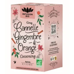 Infusion cannelle gingembre orange 16x1,8g
