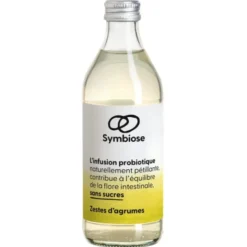 Infusion probiotique zestes d'agrumes 33cl