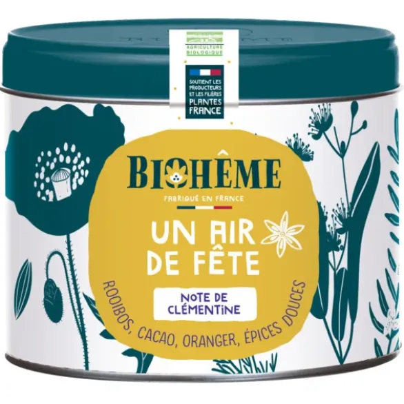 Infusion un air de fête boîte métal 50g