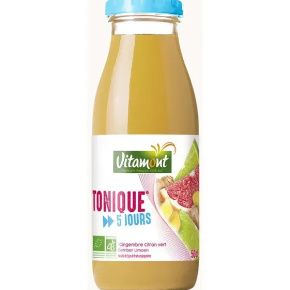 Jus tonique gingembre citron vert 50cl