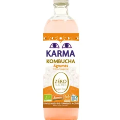 Karma kombucha agrumes sans sucre 75 cl