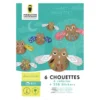 Kit à colorier - 6 chouettes