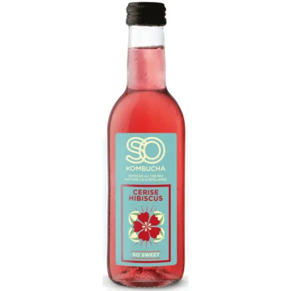 Kombucha cerise hibiscus 25cl