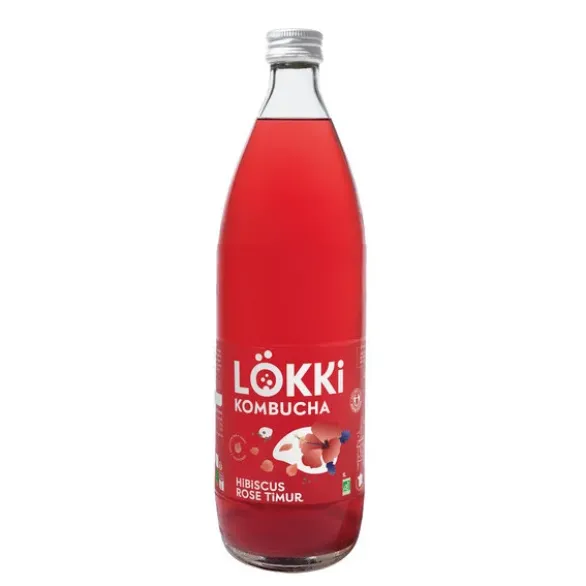Kombucha Hibiscus Rose Timur 1L