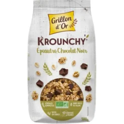 Krounchy épeautre chocolat noir 500g