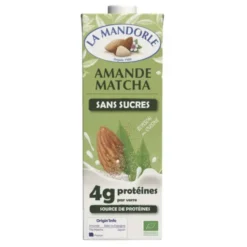 Lait amande matcha 1L