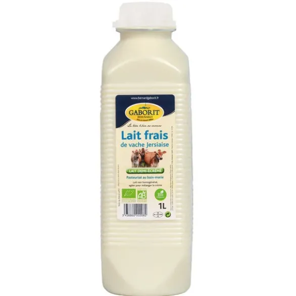 Lait 1/2 écrémé pasteurisé frais 1L