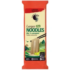 Larges noodles de riz 1/2 complet 170g