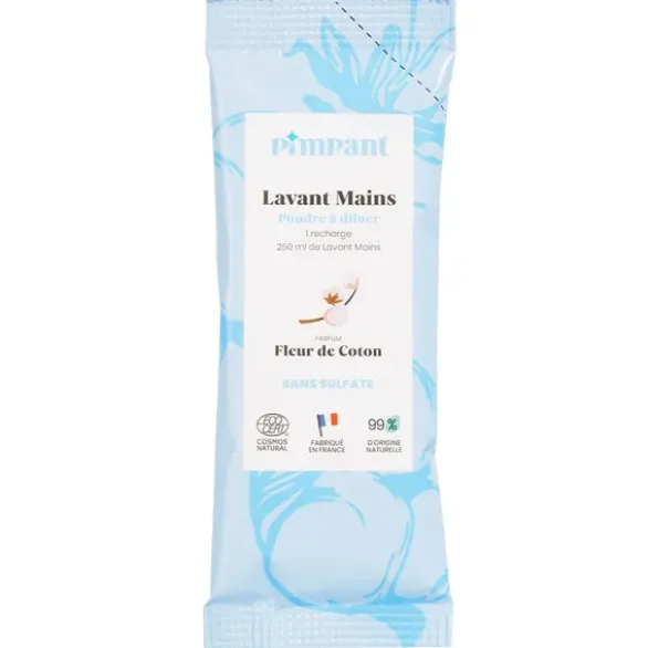 Lavant main à diluer fleur de coton recharge 25g