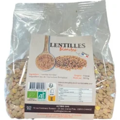 Lentilles blondes 500g