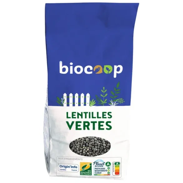 Lentilles vertes 500g
