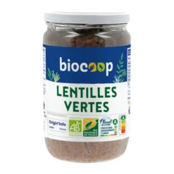 Lentilles vertes 450g net égoutté