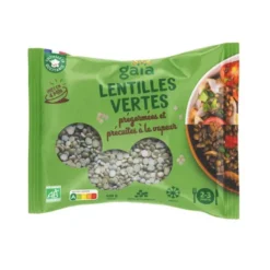 Lentilles vertes prégermés précuits 450g