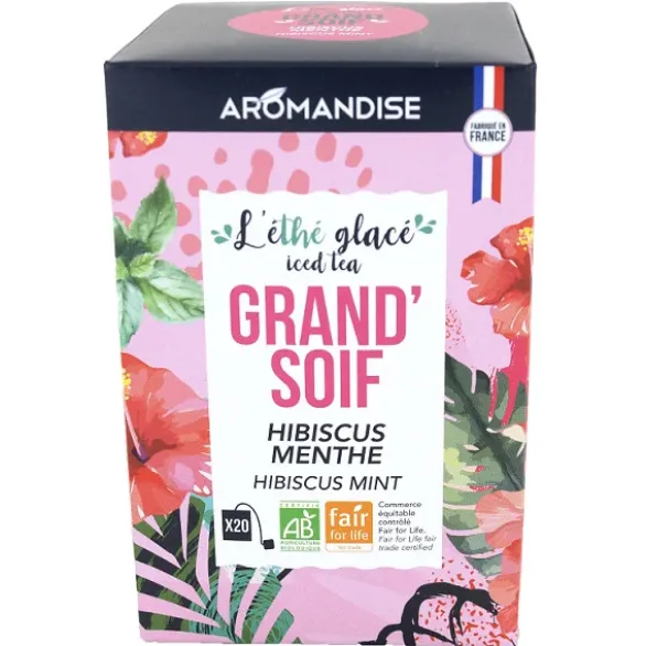 L'Éthé Glacé Grand' Soif hibiscus menthe 20x2g