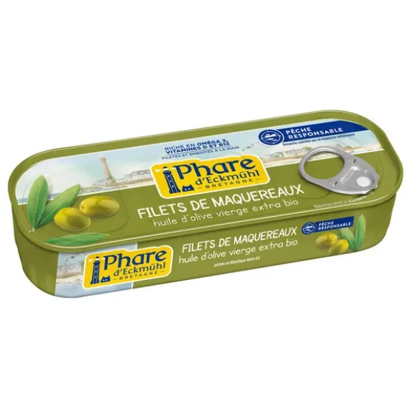 Maquereaux filets huile olive 151g