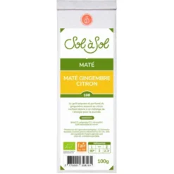 Maté vert gingembre citron 100g