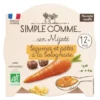 Mijoté de légumes et pâtes à la bolognaise assiette 200g