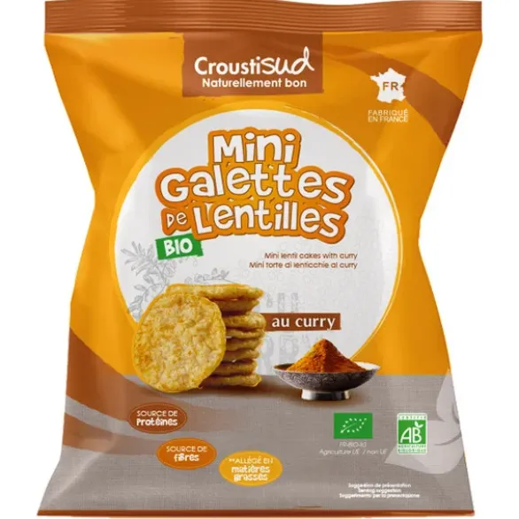 Mini galette lentille curry 50g