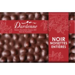 Mini tablette chocolat noir noisette 50g