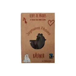Mini œuf fourré caramel chocolat doux (15) 130g