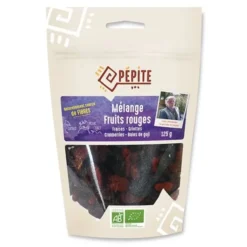 Mélange fruit sec fruits rouges 125g
