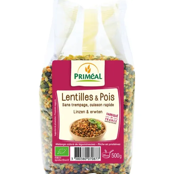 Mélange lentilles et pois 500g