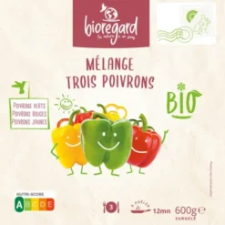 Mélange 3 poivrons 600g