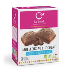 Moelleux au chocolat -30% de sucres (6) 180g