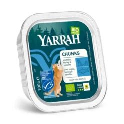 Morceaux tendres viande poissons chat 100g