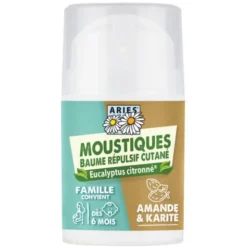 Moustique baume répulsif cutané pour la famille 50ml