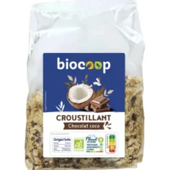 Muesli croustillant chocolat coco 500g