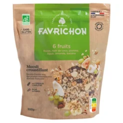 Muesli croustillant 6 fruits 500g